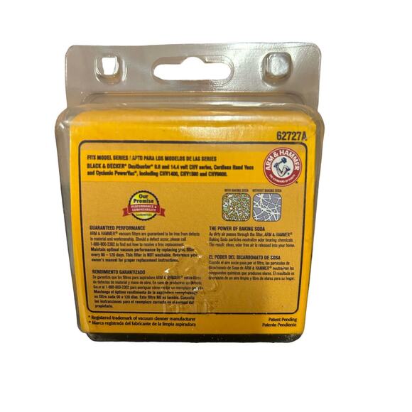 Black & Decker VF100 Filter Arm & Hammer Odor Eliminating Scent Free CHV 2 Count - Picture 3 of 3